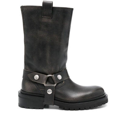 Golden Goose leather biker boots