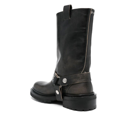 Golden Goose leather biker boots