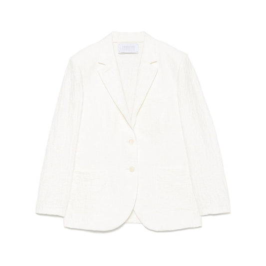 Harris Wharf London crinkled shoulder-pads blazer Jackets