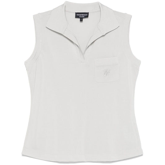 Emporio Armani Logo embroidered vest Topwear