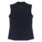 Emporio Armani Icon micro piquet crepe jersey top Topwear