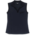 Emporio Armani Icon micro piquet crepe jersey top Topwear