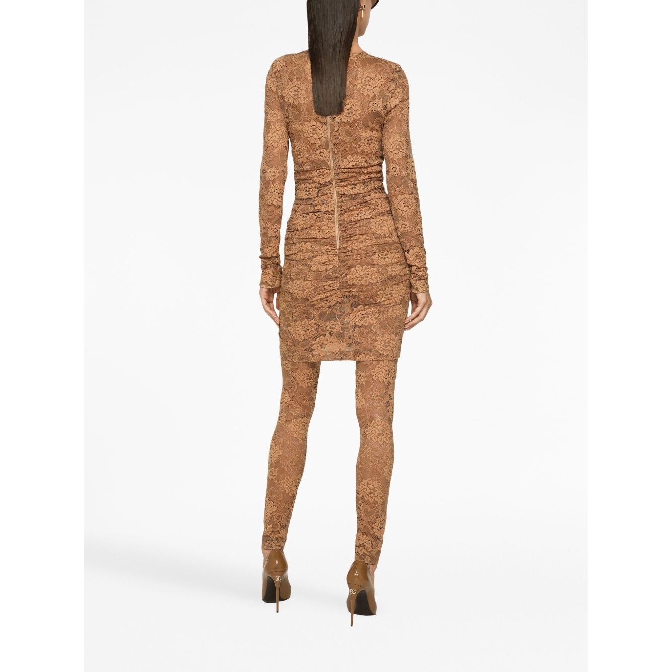 Dolce & Gabbana Short floral lace dress Dresses