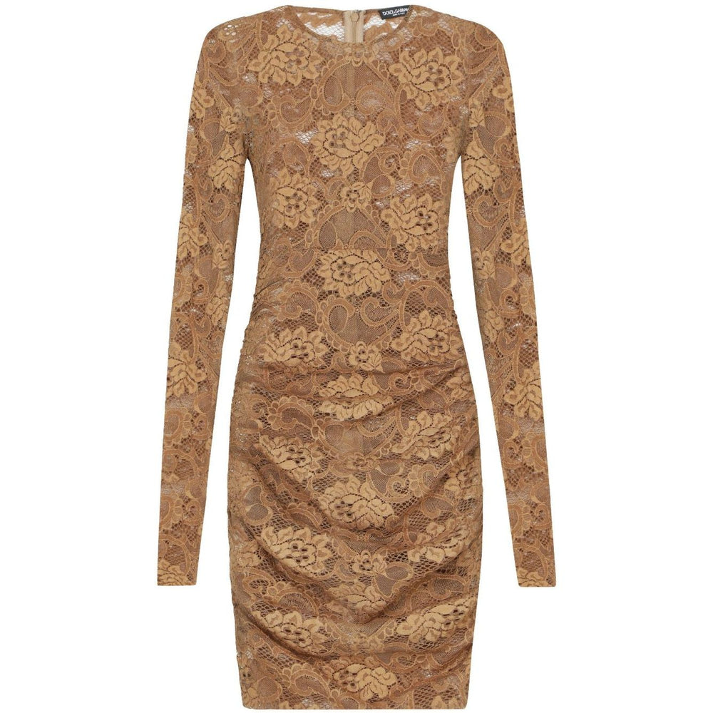 Dolce & Gabbana Short floral lace dress Dresses