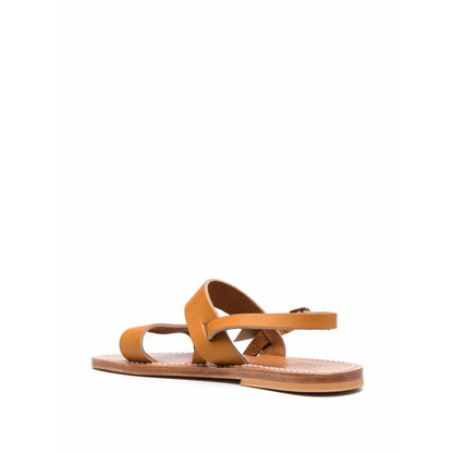 K Jacques St Tropez Sandals Leather Brown