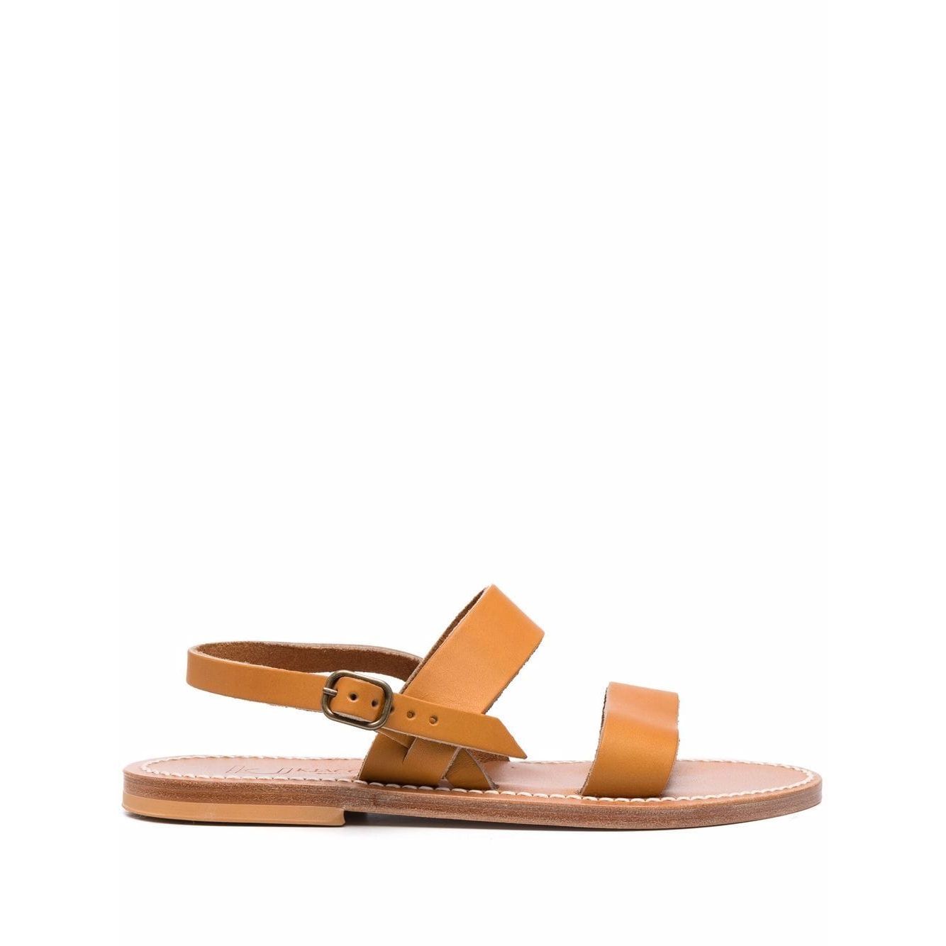 K Jacques St Tropez Sandals Leather Brown Sandals