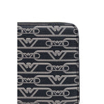 Emporio Armani Allover logo continental wallet Wallets