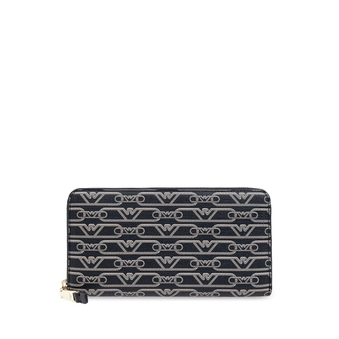 Emporio Armani Allover logo continental wallet Wallets