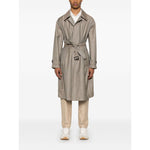Emporio Armani virgin-wool trench coat Jackets