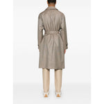 Emporio Armani virgin-wool trench coat Jackets