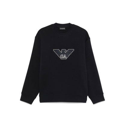 Emporio Armani logo patch sweatshirt