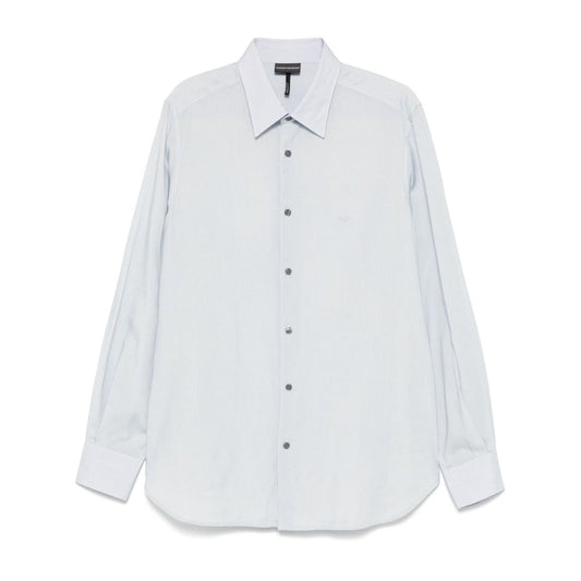Emporio Armani Shirts Clear Blue