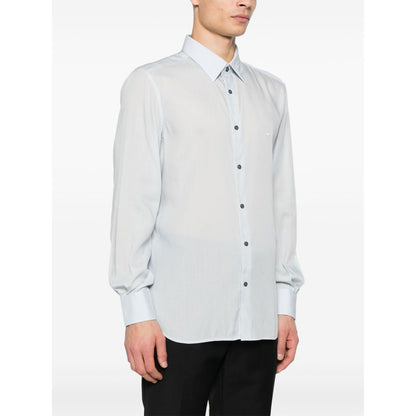 Emporio Armani Shirts Clear Blue