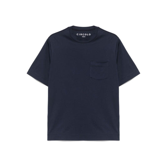 Circolo 1901 T-shirts and Polos Blue Topwear