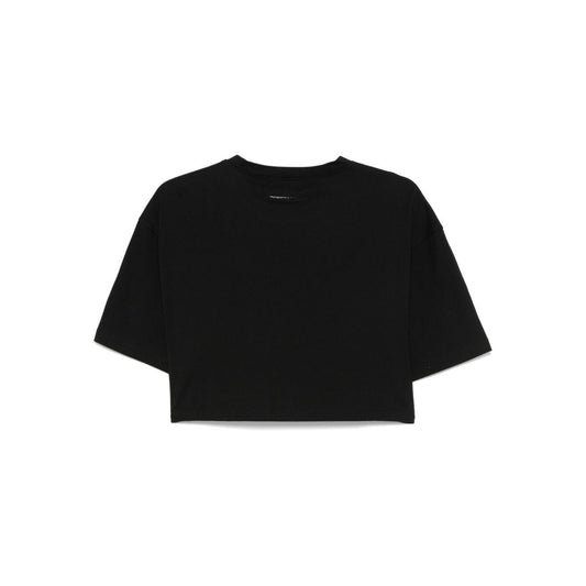 Emporio Armani crewneck crop top Topwear