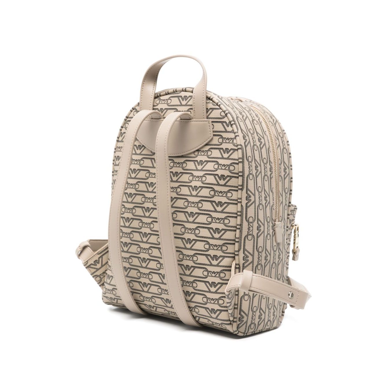 Emporio Armani Mini backpack with monogram print Backpacks