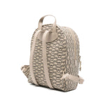 Emporio Armani Mini backpack with monogram print Backpacks