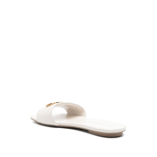 EMPORIO ARMANI EXCLUSIVE Emporio Armani Nappa-leather sandals with eagle plate