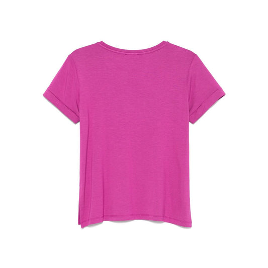 Emporio Armani T-shirts and Polos Purple Topwear