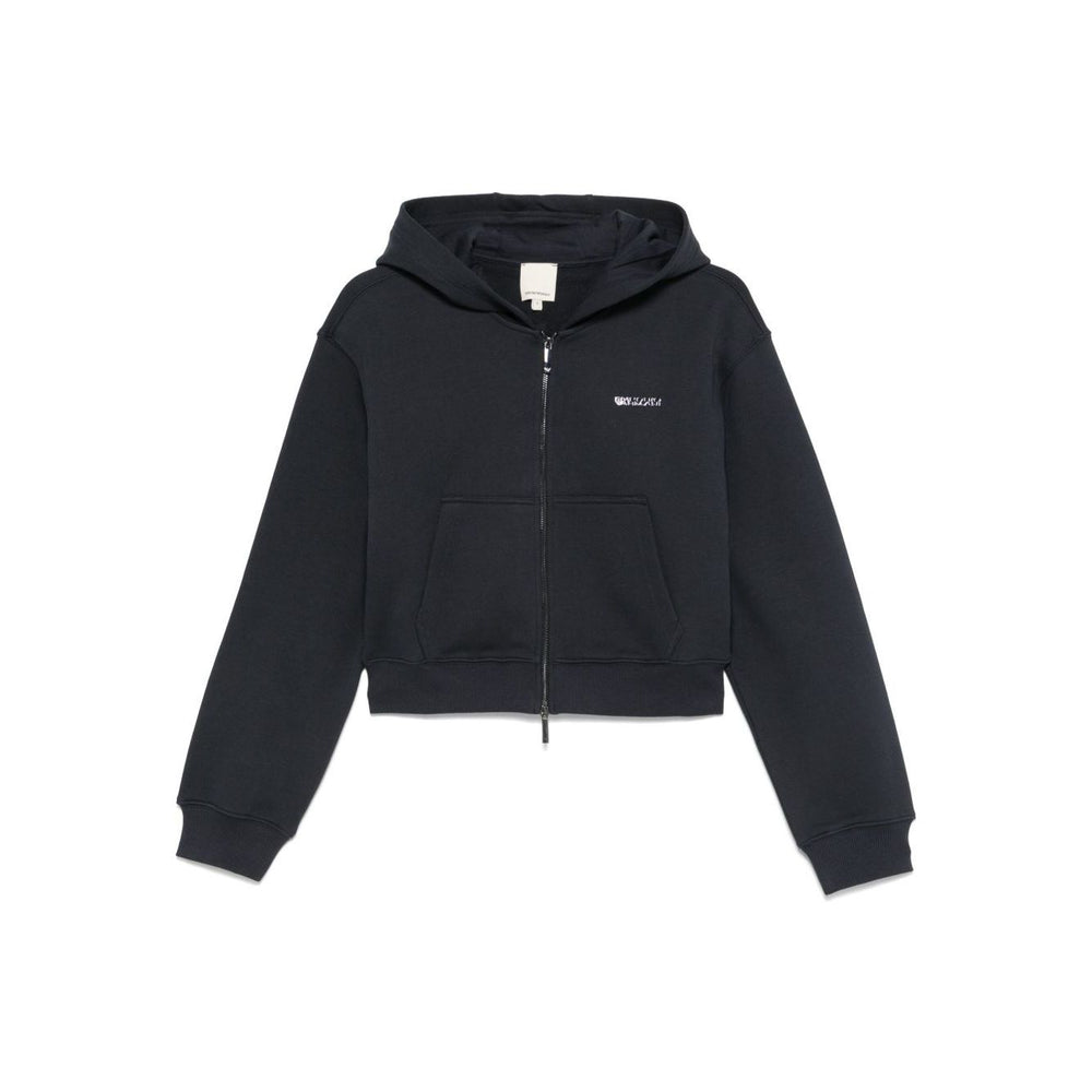 Emporio Armani Sweaters Blue Topwear