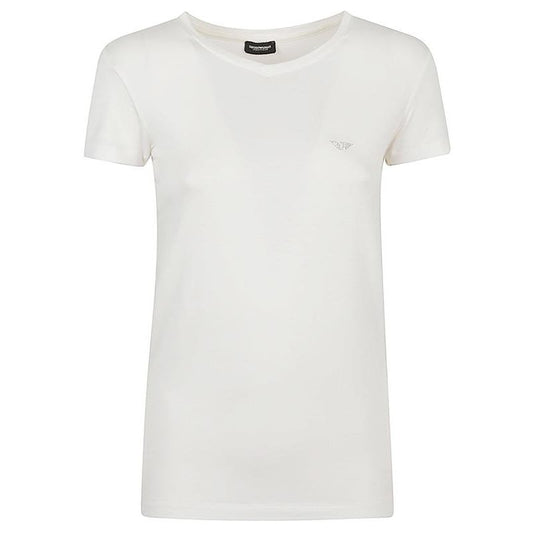 Emporio Armani T-shirts and Polos White Topwear