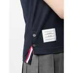 Thom Browne T-shirts and Polos Blue Topwear