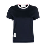 Thom Browne T-shirts and Polos Blue Topwear