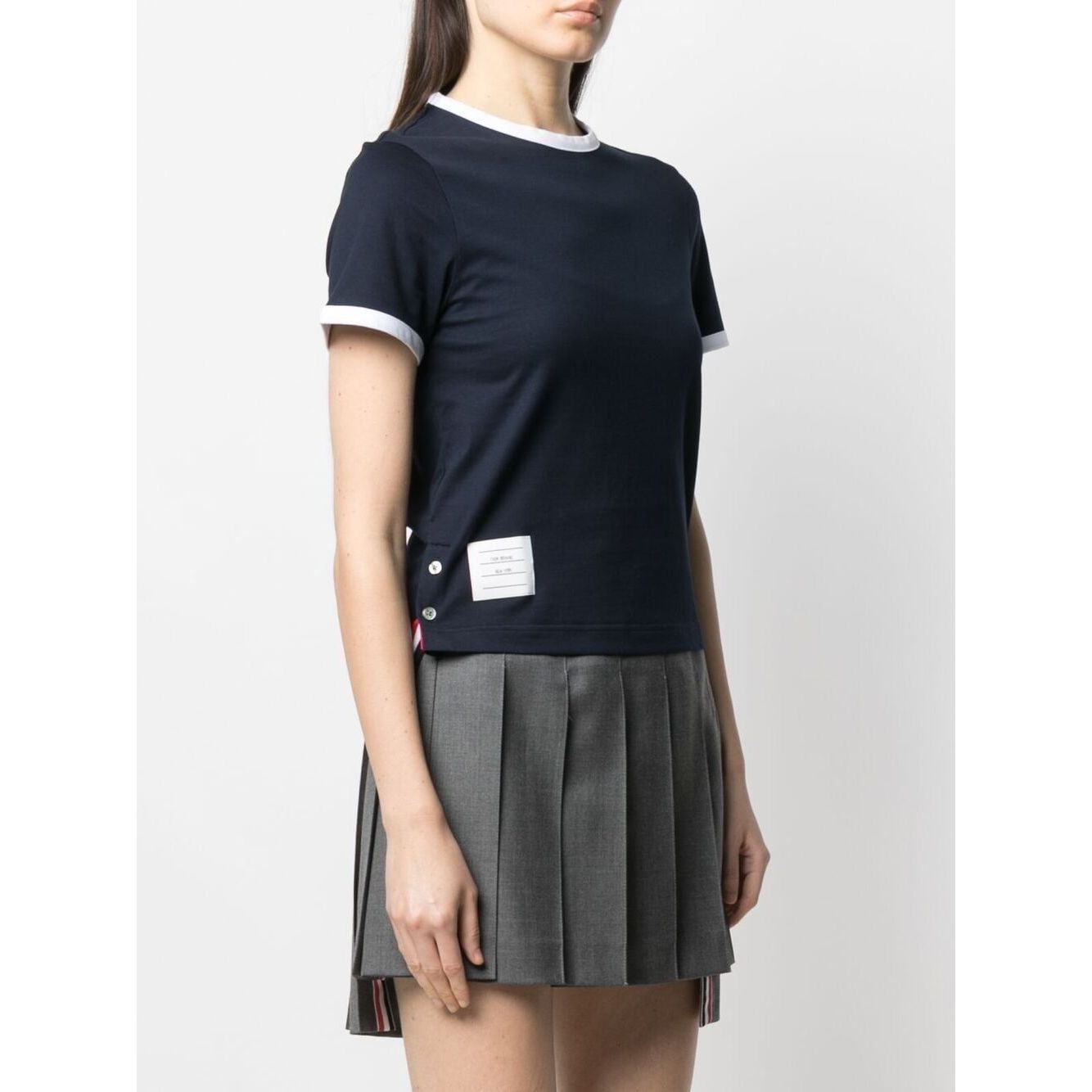 Thom Browne T-shirts and Polos Blue Topwear