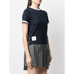Thom Browne T-shirts and Polos Blue Topwear