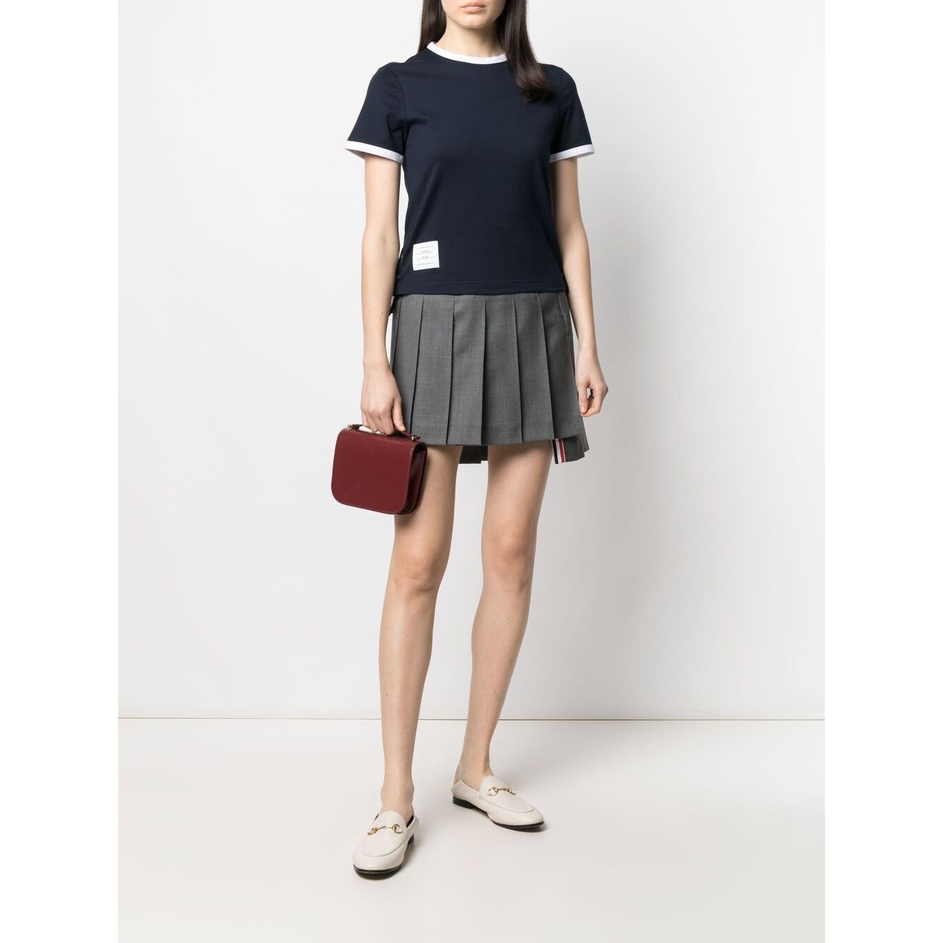 Thom Browne T-shirts and Polos Blue Topwear