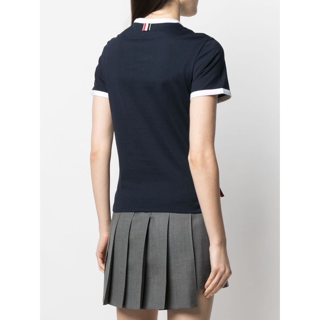 Thom Browne T-shirts and Polos Blue Topwear
