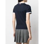 Thom Browne T-shirts and Polos Blue Topwear