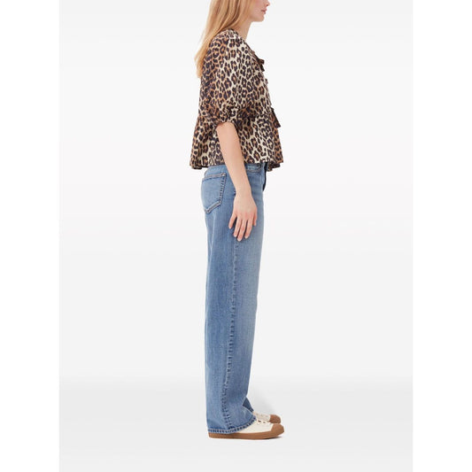 GANNI Top Brown Topwear