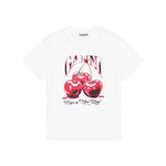 GANNI T-shirts and Polos White Topwear