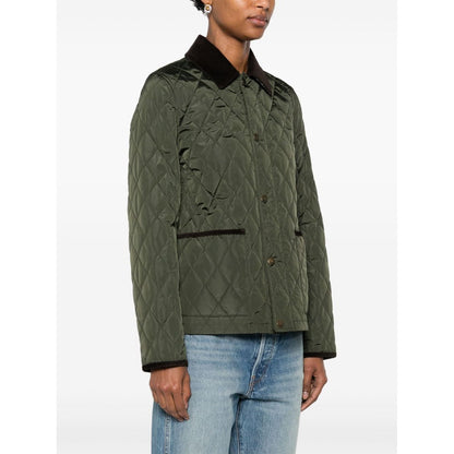 Burberry Quilted blazer corduroy collar Jackets