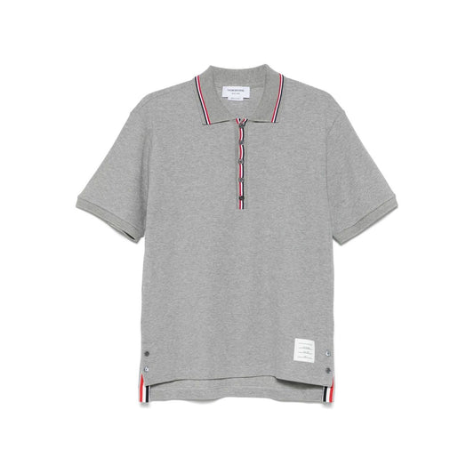 Thom Browne T-shirts and Polos Light Grey Topwear