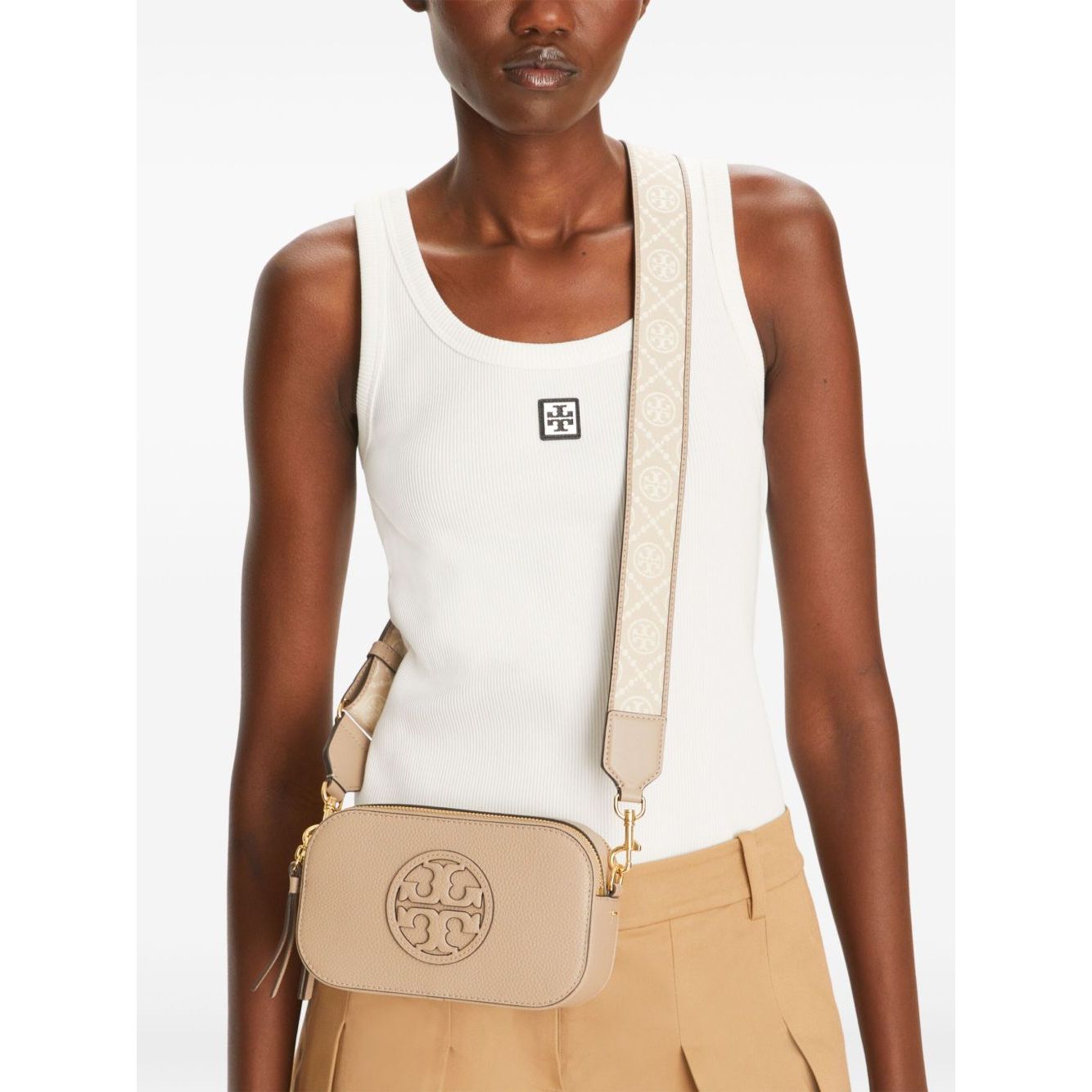 Tory Burch Miller mini leather camera bag