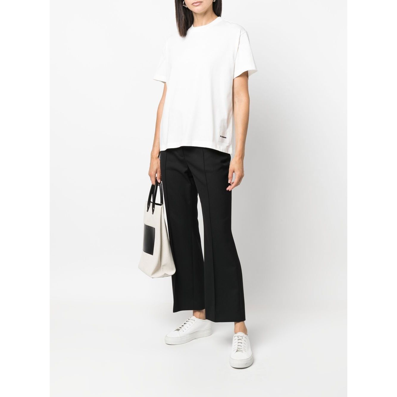 JIL SANDER PLUS T-shirts and Polos White Topwear