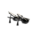 Jimmy Choo With Heel Black CAMILA65JGWBLACK/BUTTERMILK/BLACK-AI25