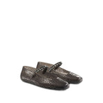 Jimmy Choo The Jelly Ballerina Flats with Crystal Embellishment THEJELLYNKRBLACK/SMOKE-AI25