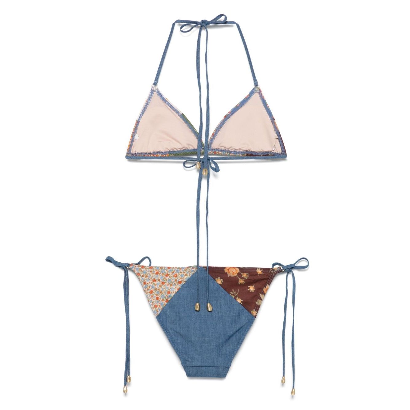 Zimmermann Patchwork Print Bikini Set Beachwear & underwear