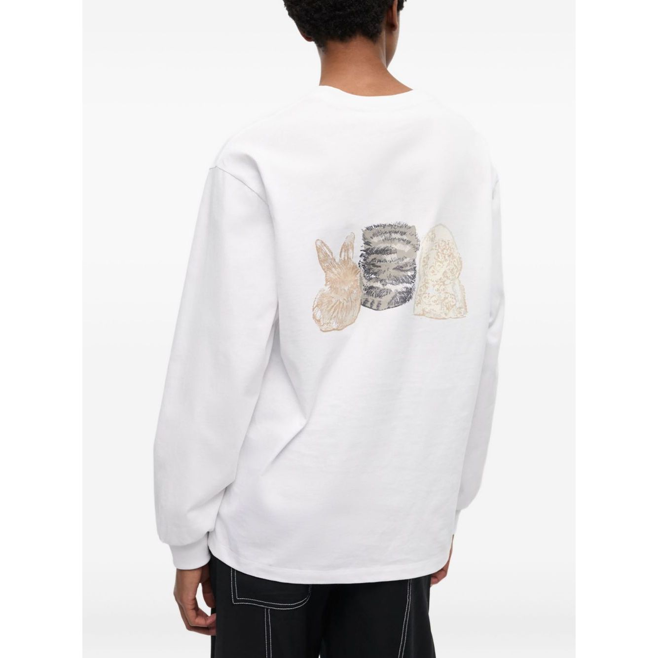 GANNI Sweaters White Topwear