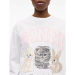GANNI Sweaters White Topwear