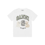 GANNI T-shirts and Polos White Topwear