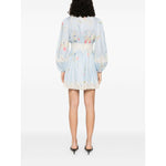 Zimmermann Lucky plunging lace mini dress Dresses