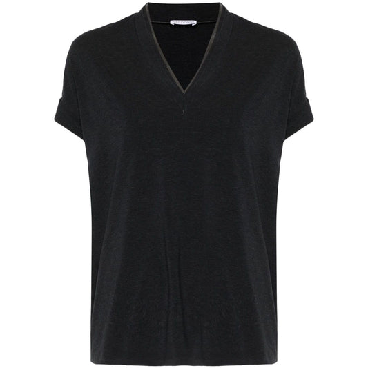 Brunello Cucinelli T-shirts and Polos Grey