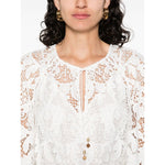 Zimmermann Coco lace midi dress - ivory Dresses