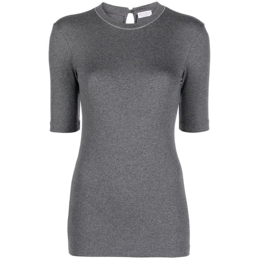 Brunello Cucinelli T-shirts and Polos Grey MPTC8BJ310C080-AI25
