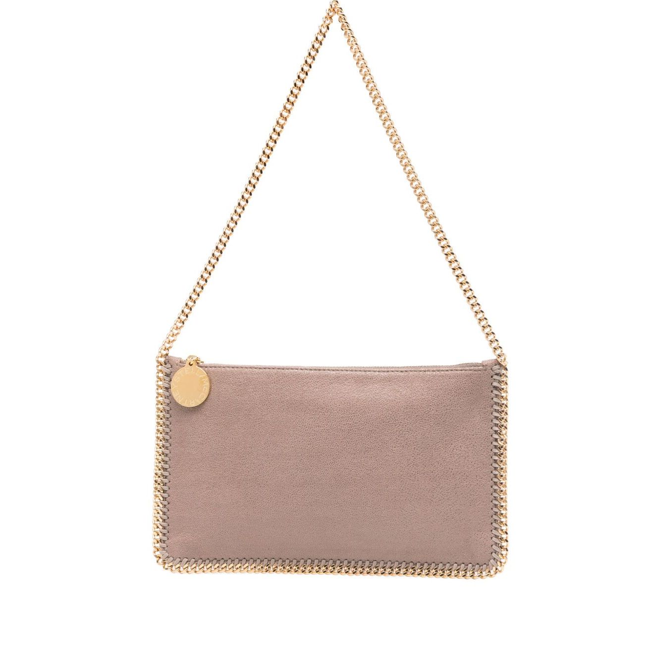 Front view with bag zipped and handles upright.