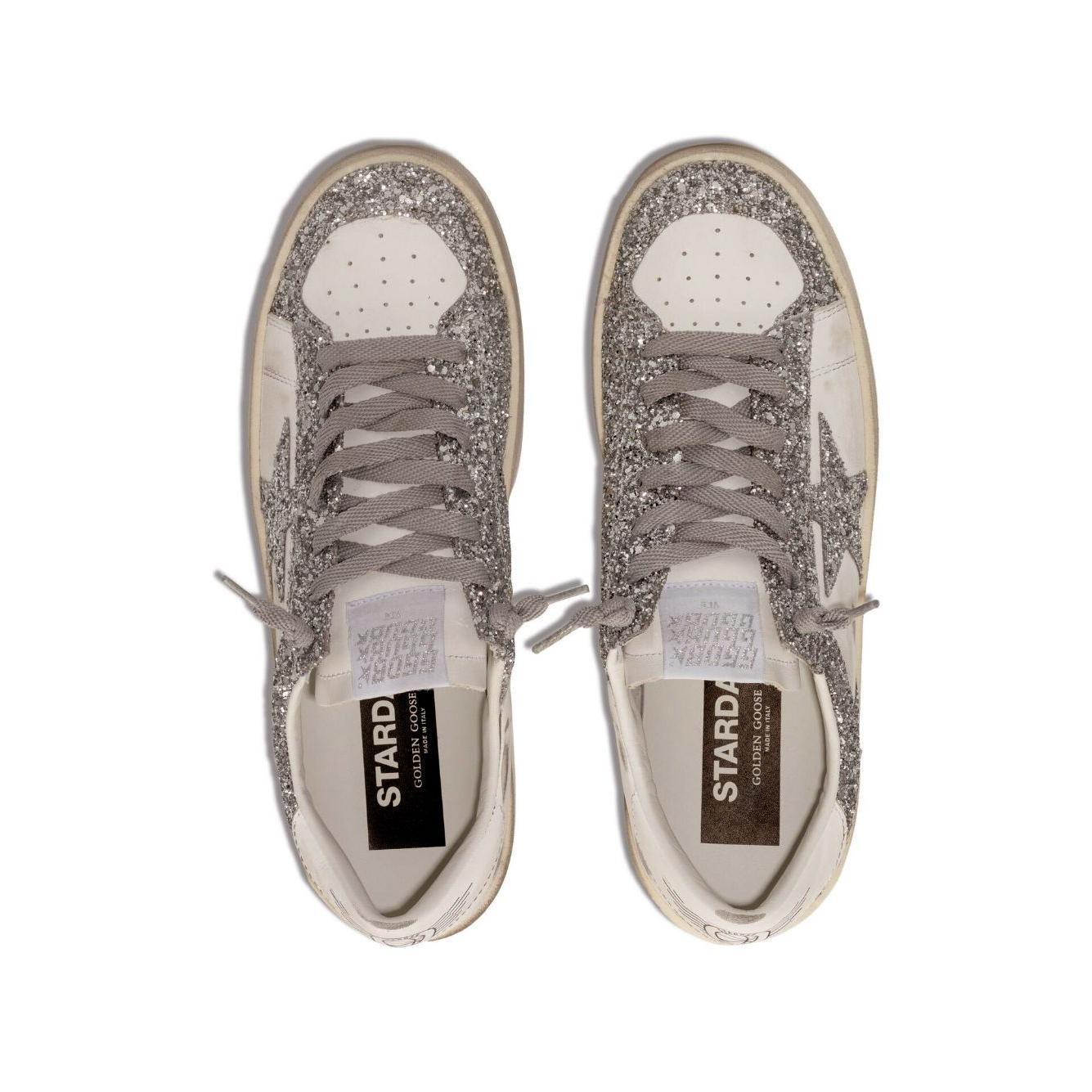 Golden Goose Star-patch lace-up sneakers GWF00128F00218580185-AI25